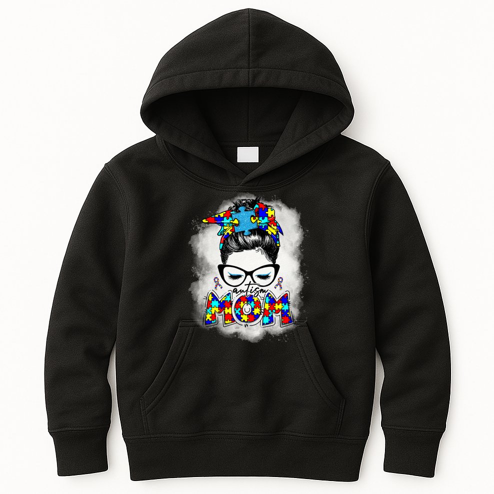Autism Mom Kids Hoodie