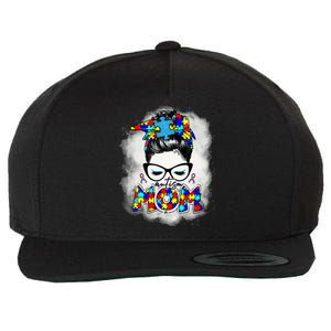 Autism Mom Wool Snapback Cap