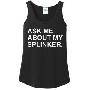 Ask Me About My Splinker Ladies Essential Tank