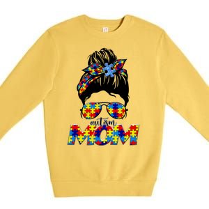 Autism Mom Premium Crewneck Sweatshirt