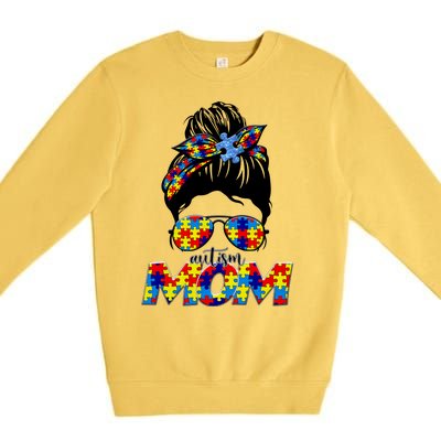 Autism Mom Premium Crewneck Sweatshirt