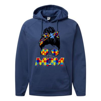 Autism Mom Performance Fleece Hoodie