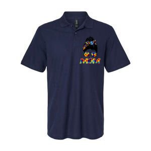 Autism Mom Softstyle Adult Sport Polo