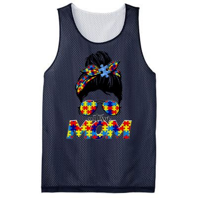 Autism Mom Mesh Reversible Basketball Jersey Tank