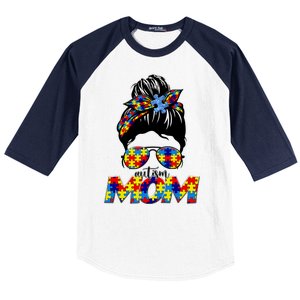 Autism Mom Baseball Sleeve Shirt