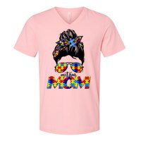 Autism Mom V-Neck T-Shirt