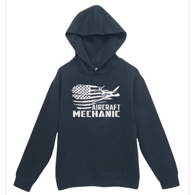 Aircraft Mechanic Aviation Airplane Maintenance Engineer Urban Pullover Hoodie