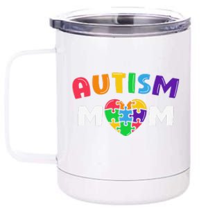 Autism Mom Autism Awareness Gift 12 oz Stainless Steel Tumbler Cup