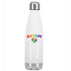 Autism Mom Autism Awareness Gift Stainless Steel Insulated Water Bottle