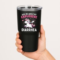 Ask Me About My Explosive Diarrhea Funny Poop Meme Unicorn  Tumbler