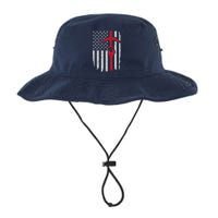 Airplane Mechanic American Flag Aviation Technician Gift Legacy Cool Fit Booney Bucket Hat