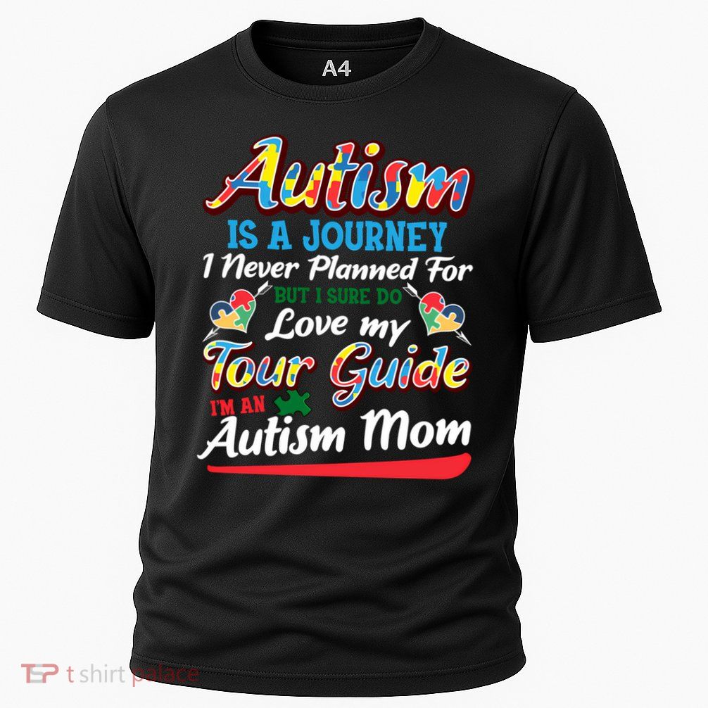 Autism Mom Autism Awareness Mom Autism Is A Journey Retro Performance Shirt