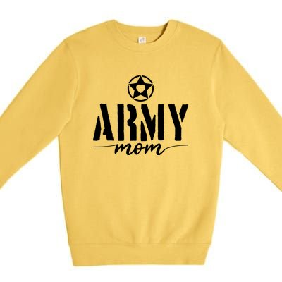 Army Mother Premium Crewneck Sweatshirt