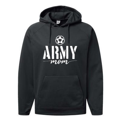 Army Mother Performance Fleece Hoodie