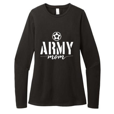 Army Mother Womens CVC Long Sleeve Shirt