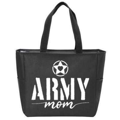 Army Mother Zip Tote Bag