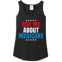 Ask Me About Medicare Health Insurance Consultant Ladies Essential Tank