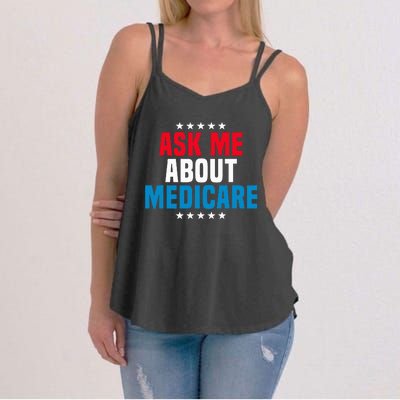 Ask Me About Medicare Health Insurance Consultant Women's Strappy Tank