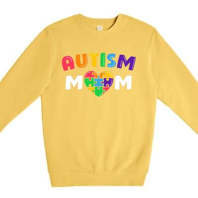 Autism Mom Autism Awareness Gift Premium Crewneck Sweatshirt