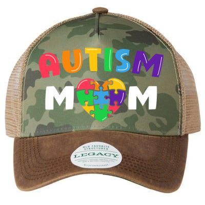 Autism Mom Autism Awareness Gift Legacy Tie Dye Trucker Hat