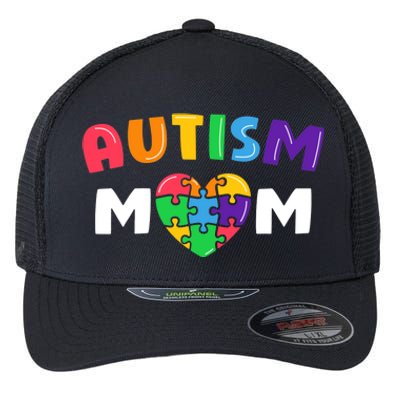 Autism Mom Autism Awareness Gift Flexfit Unipanel Trucker Cap