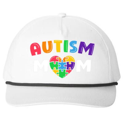 Autism Mom Autism Awareness Gift Snapback Five-Panel Rope Hat