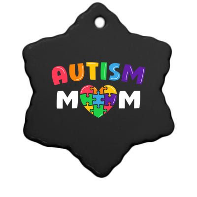 Autism Mom Autism Awareness Gift Ceramic Star Ornament