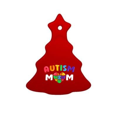 Autism Mom Autism Awareness Gift Ceramic Tree Ornament