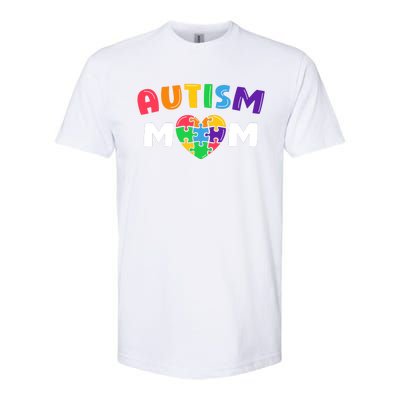 Autism Mom Autism Awareness Gift Softstyle CVC T-Shirt