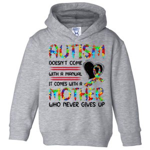 Autism Mom American Flag Toddler Hoodie