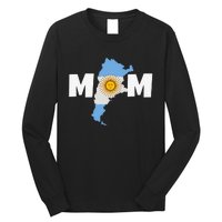 Argentinian Mom Argentina Mommy Funny Argentine Flag Long Sleeve Shirt