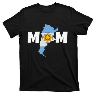 Argentinian Mom Argentina Mommy Funny Argentine Flag T-Shirt