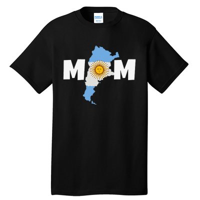 Argentinian Mom Argentina Mommy Funny Argentine Flag Tall T-Shirt