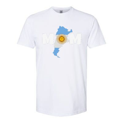 Argentinian Mom Argentina Mommy Funny Argentine Flag Softstyle® CVC T-Shirt