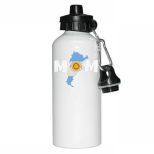 Argentinian Mom Argentina Mommy Funny Argentine Flag Aluminum Water Bottle