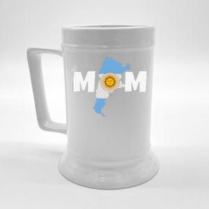 Argentinian Mom Argentina Mommy Funny Argentine Flag Beer Stein