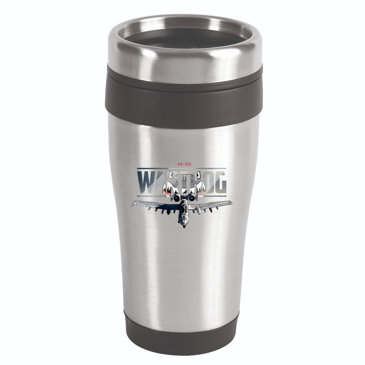 American Military Airplane Warthog Pilot 16oz Travel Tumbler
