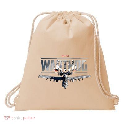 American Military Airplane Warthog Pilot Drawstring Bag