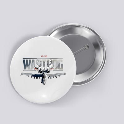 American Military Airplane Warthog Pilot Button