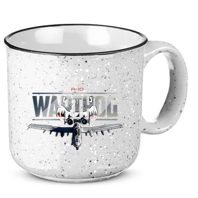 American Military Airplane Warthog Pilot 15oz Campfire Ceramic Mug