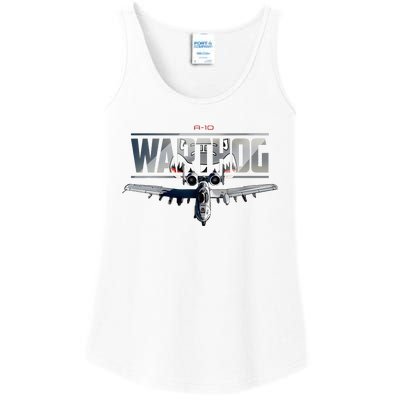 American Military Airplane Warthog Pilot Ladies Essential Tank