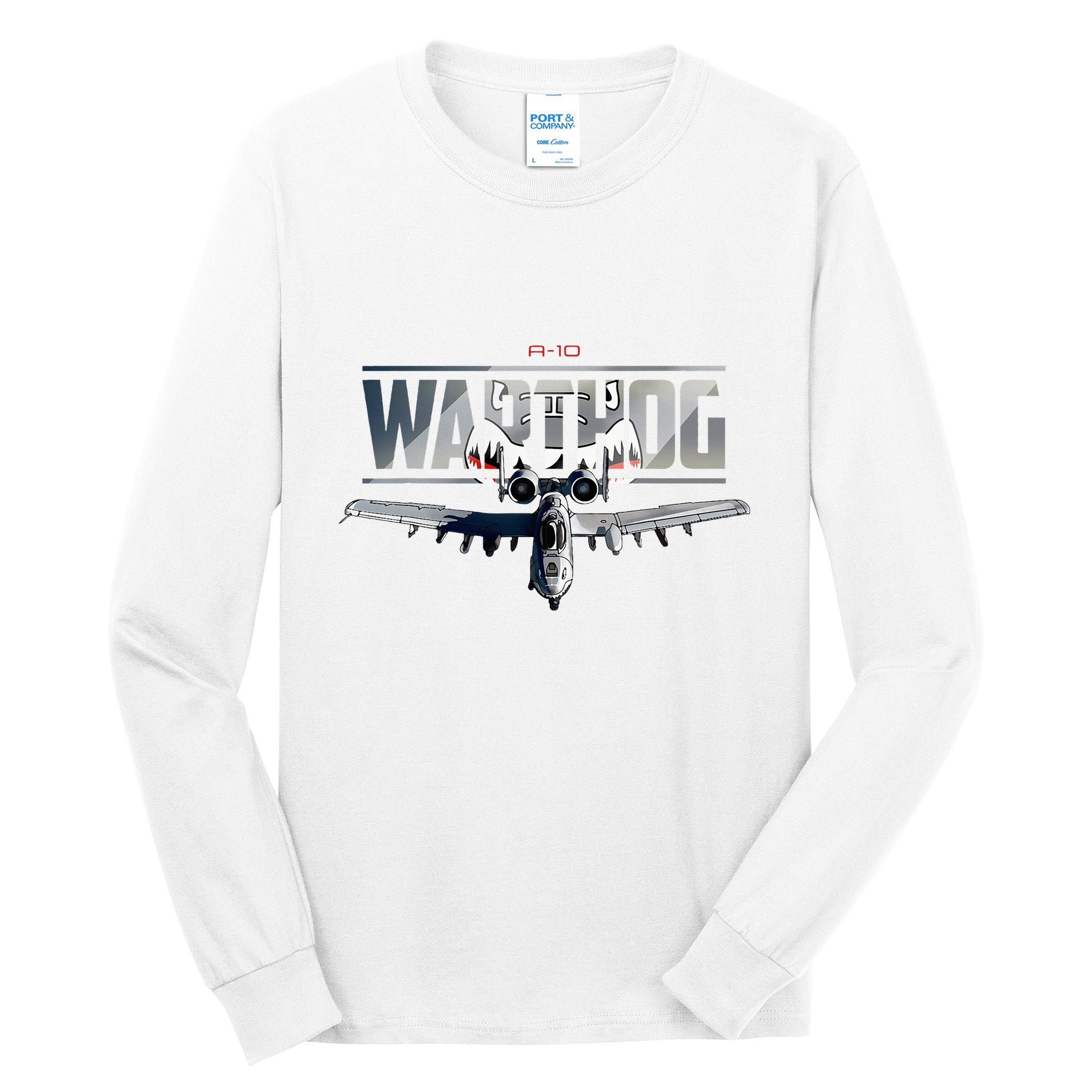 American Military Airplane Warthog Pilot Tall Long Sleeve T-Shirt
