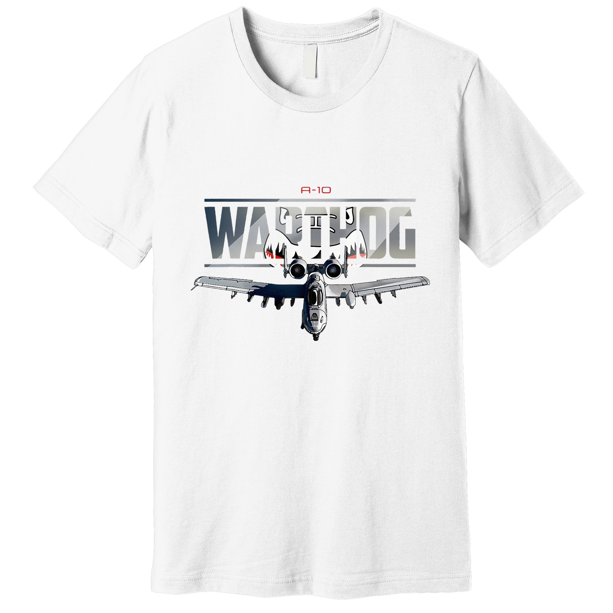 American Military Airplane Warthog Pilot Premium T-Shirt