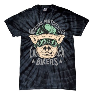 American Motorcycle Tie-Dye T-Shirt