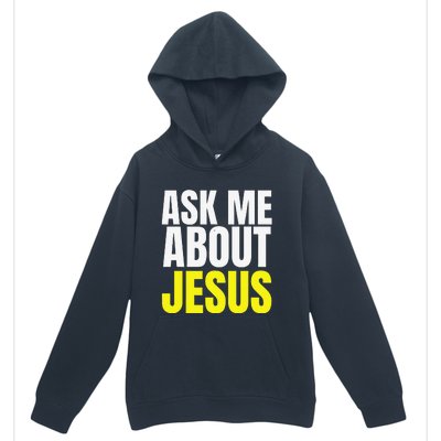 Ask Me About JESUS Christian Evangelism Christ N Grind Urban Pullover Hoodie