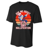 Ask Me About Jury Nullification Not Guilty Trial Juror Right Performance Sprint T-Shirt