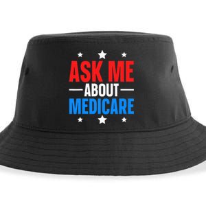 Ask Me About Medicare Sustainable Bucket Hat