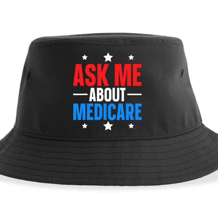 Ask Me About Medicare Sustainable Bucket Hat