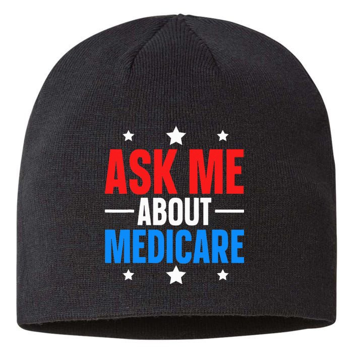 Ask Me About Medicare Sustainable Beanie