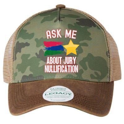 Ask Me About Jury Nullification Not Guilty Trial Juror Right Legacy Tie Dye Trucker Hat